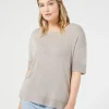 Marina Rinaldi Maglieria | Maglieria*Maglia in viscosa lurex GRIGIOMEDIO
