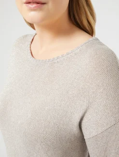 Marina Rinaldi Maglieria | Maglieria*Maglia in viscosa lurex GRIGIOMEDIO
