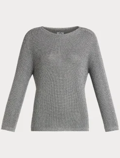 Marina Rinaldi Maglieria | Maglieria*Maglia in viscosa lurex GRIGIOMEDIO