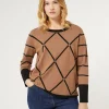 Marina Rinaldi Maglieria | Maglieria*Maglia in viscosa stretch BISCOTTO