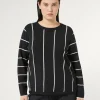 Marina Rinaldi Maglieria | Maglieria*Maglia in viscosa stretch BLUMARINO