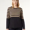 Marina Rinaldi Maglieria | Maglieria*Maglia in viscosa stretch BLUNOTTE