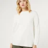 Marina Rinaldi Maglieria | Maglieria*Maglia in viscosa stretch BIANCO