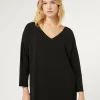 Marina Rinaldi Maglieria | Maglieria*Maglia in viscosa stretch crêpe NERO