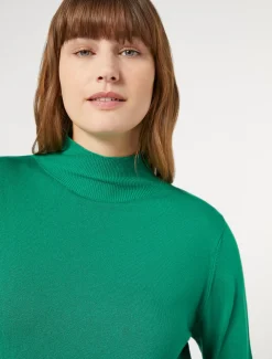 Marina Rinaldi Maglieria | Maglieria*Maglia in viscosa stretch VERDESMERALDO
