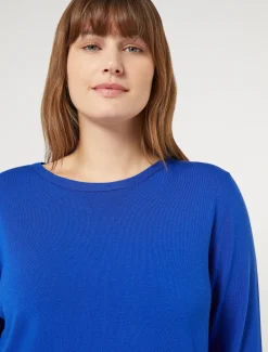 Marina Rinaldi Maglieria | Maglieria*Maglia in viscosa stretch BLUETTE