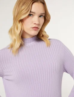 Marina Rinaldi Maglieria | Maglieria*Maglia in viscosa stretch LILLA