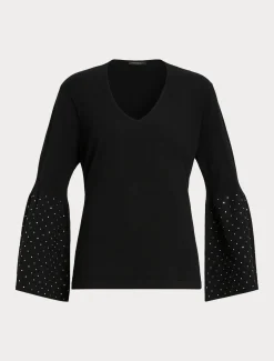Marina Rinaldi Maglieria | Maglieria*Maglia in viscosa stretch NERO