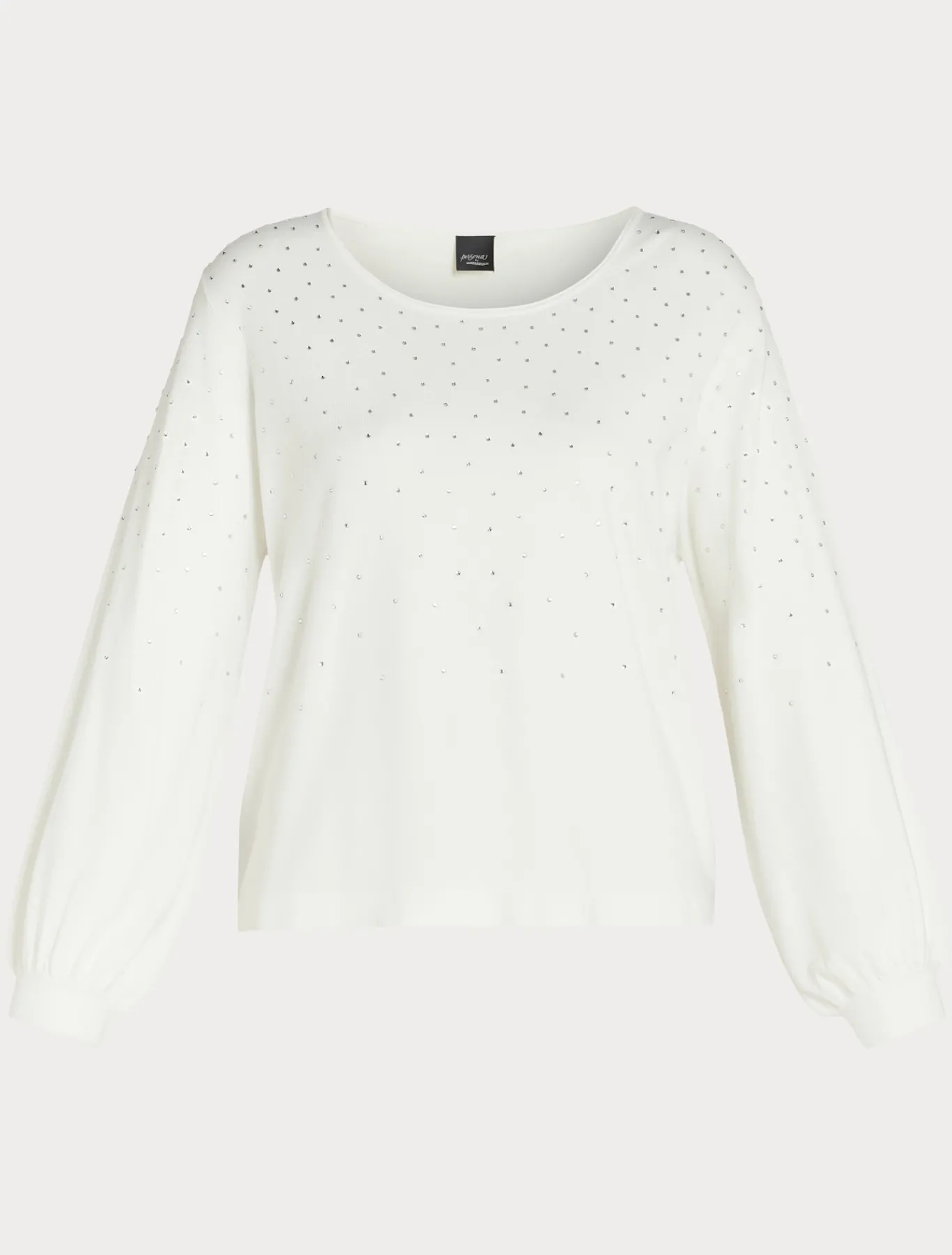 Marina Rinaldi Maglieria | Maglieria*Maglia in viscosa stretch BIANCO