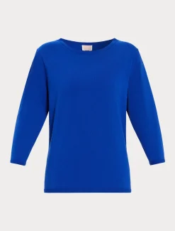 Marina Rinaldi Maglieria | Maglieria*Maglia in viscosa stretch BLUETTE