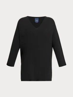 Marina Rinaldi Maglieria | Maglieria*Maglia in viscosa stretch crêpe NERO