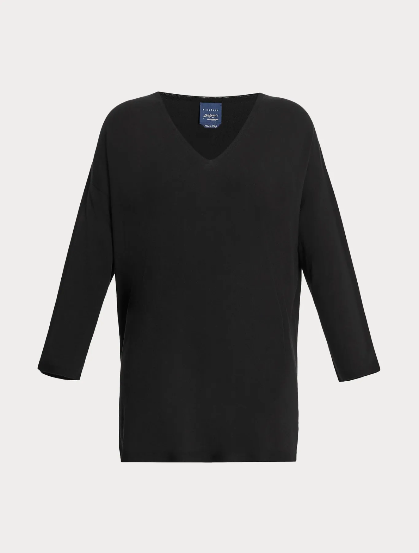 Marina Rinaldi Maglieria | Maglieria*Maglia in viscosa stretch crêpe NERO