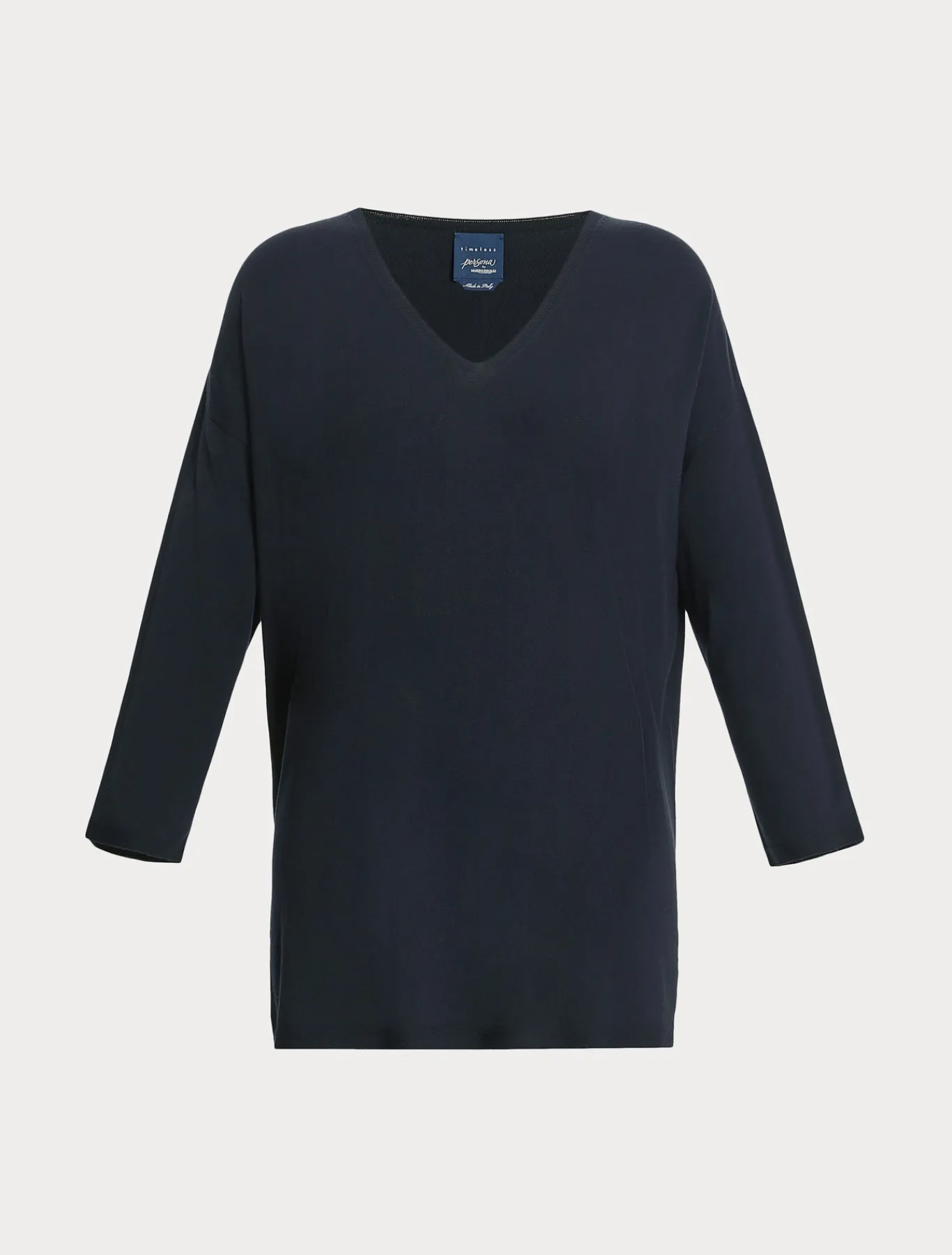 Marina Rinaldi Maglieria | Maglieria*Maglia in viscosa stretch crêpe BLUMARINO