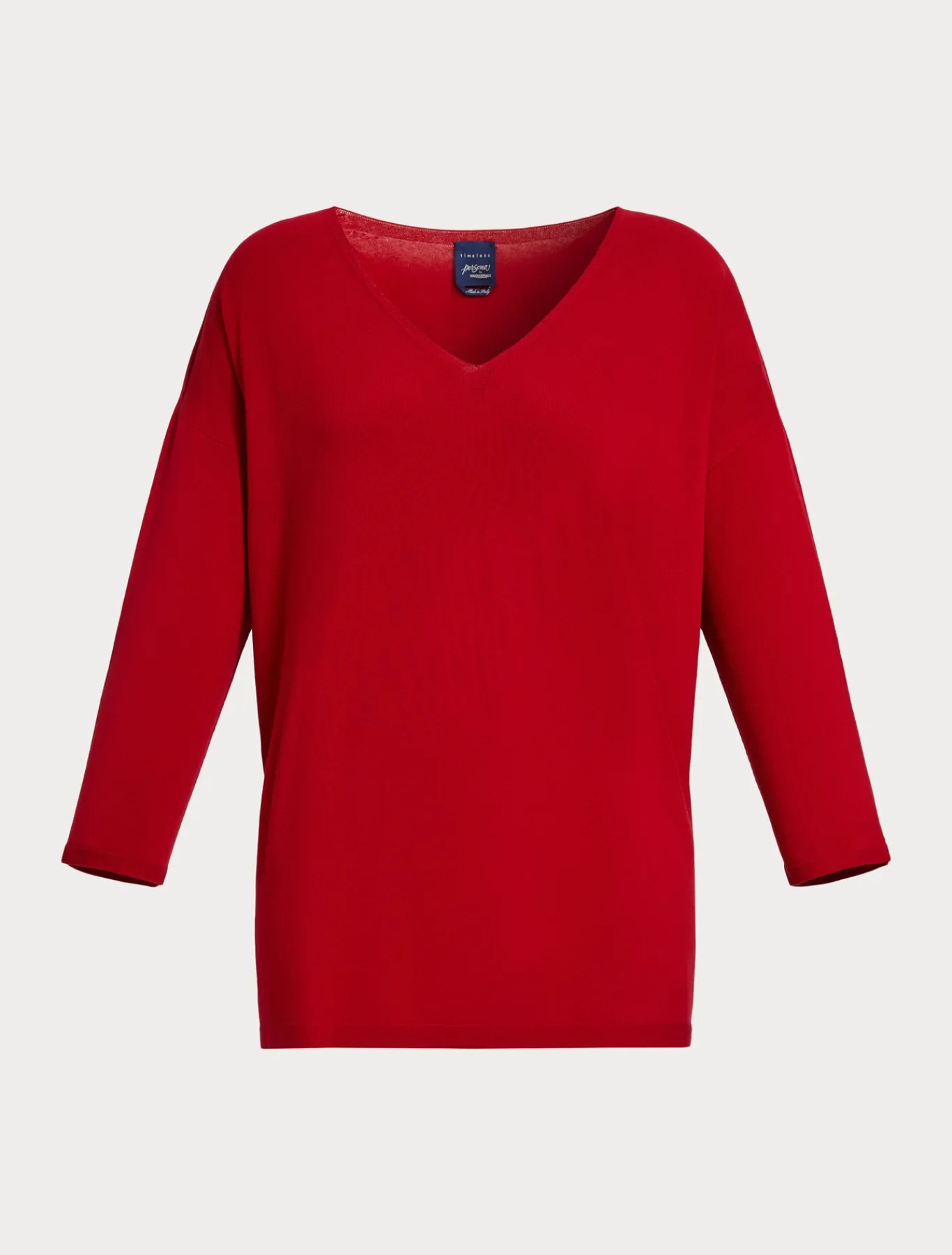 Marina Rinaldi Maglieria | Maglieria*Maglia in viscosa stretch crêpe ROSSO