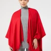 Marina Rinaldi Accessori | Accessori*Mantella in lana ROSSO