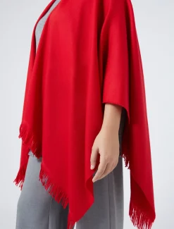 Marina Rinaldi Accessori | Accessori*Mantella in lana ROSSO