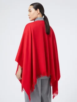 Marina Rinaldi Accessori | Accessori*Mantella in lana ROSSO