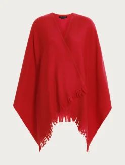 Marina Rinaldi Accessori | Accessori*Mantella in lana ROSSO