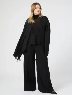 Marina Rinaldi Accessori | Accessori*Mantella in lana NERO