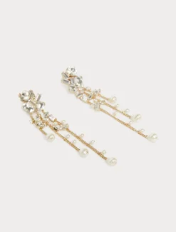 Marina Rinaldi Selezione Elegante | Collezione Elegante*Orecchini chandelier CRISTALLOBIANCO