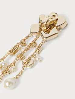 Marina Rinaldi Selezione Elegante | Collezione Elegante*Orecchini chandelier CRISTALLOBIANCO