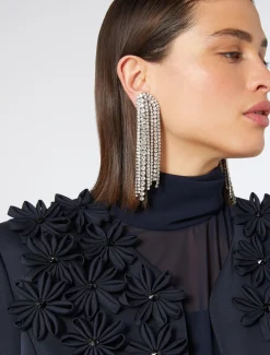Marina Rinaldi Accessori | Collezione Elegante*Orecchini chandelier con strass ARGENTO