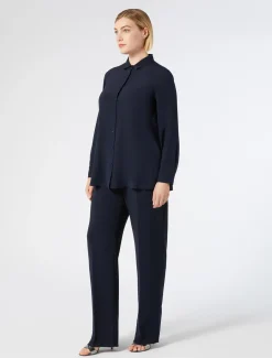 Marina Rinaldi Pantaloni E Gonne | Pantaloni & Jeans*Pantaloni a sigaretta in triacetato BLUNOTTE