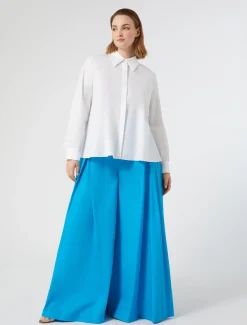 Marina Rinaldi Pantaloni & Jeans | Pantaloni & Jeans*Pantaloni ampi in popeline TURCHESE