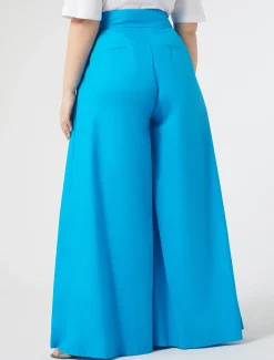 Marina Rinaldi Pantaloni & Jeans | Pantaloni & Jeans*Pantaloni ampi in popeline TURCHESE