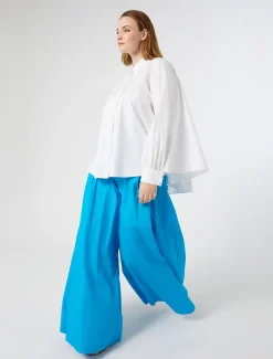 Marina Rinaldi Pantaloni & Jeans | Pantaloni & Jeans*Pantaloni ampi in popeline TURCHESE