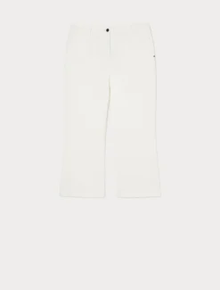 Marina Rinaldi Pantaloni & Jeans | Pantaloni & Jeans*Pantaloni flare in bull di cotone BIANCO