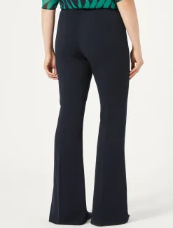 Marina Rinaldi Pantaloni E Gonne | Selezione Elegante*Pantaloni flare in cady BLUMARINO