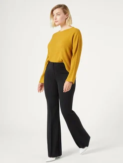 Marina Rinaldi Pantaloni E Gonne | Pantaloni & Jeans*Pantaloni flare in cady NERO