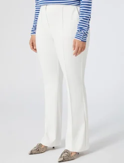 Marina Rinaldi Pantaloni & Jeans | Pantaloni & Jeans*Pantaloni flare in cotone stretch BIANCO