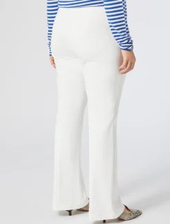 Marina Rinaldi Pantaloni & Jeans | Pantaloni & Jeans*Pantaloni flare in cotone stretch BIANCO