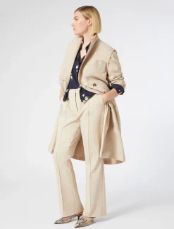 Marina Rinaldi Pantaloni & Jeans | Pantaloni & Jeans*Pantaloni flare in cotone stretch BEIGE