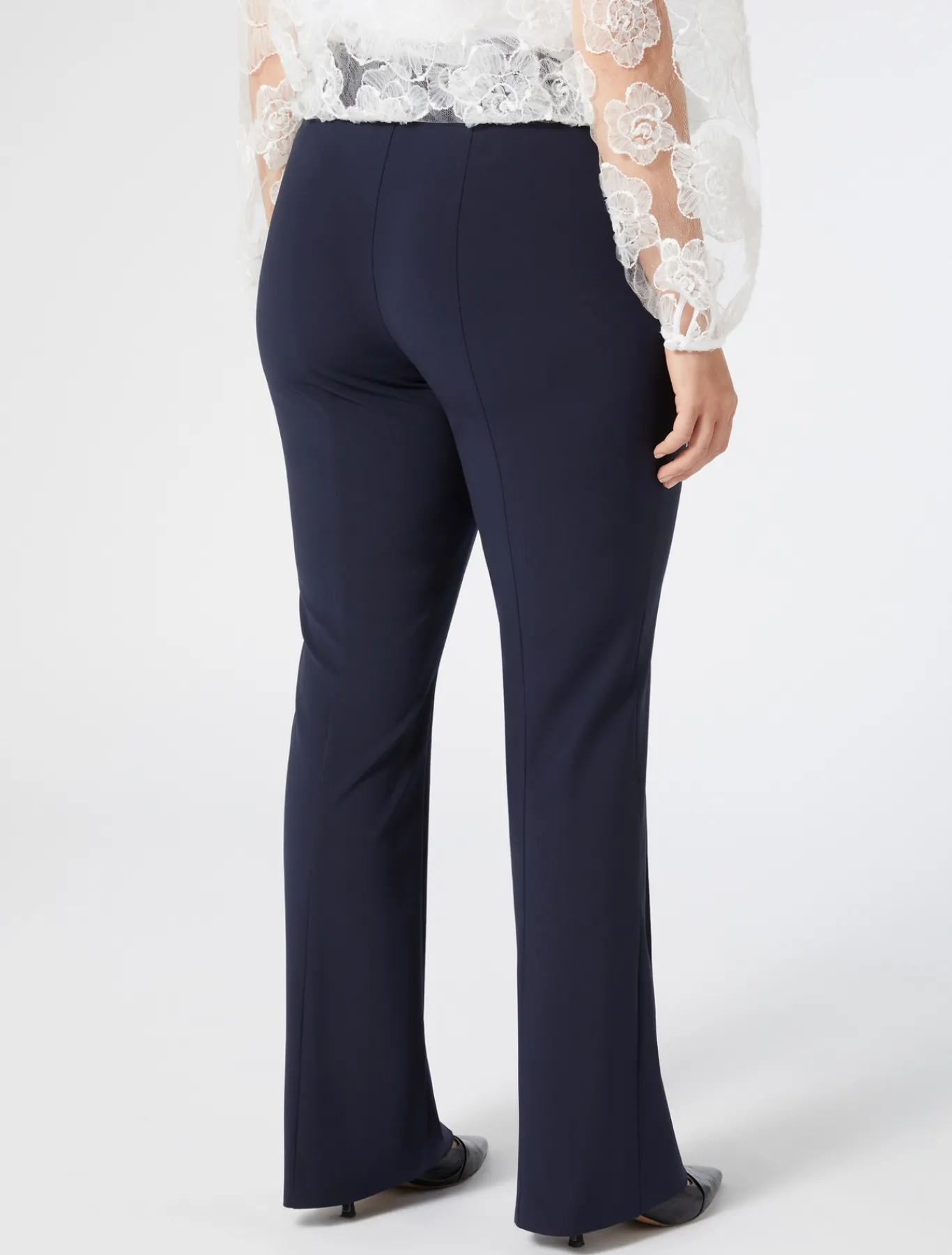 Marina Rinaldi Pantaloni & Jeans | Pantaloni & Jeans*Pantaloni flare in tela di lana BLUNOTTE