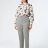 Marina Rinaldi Pantaloni & Jeans | Pantaloni & Jeans*Pantaloni in batavia di lana stretch NEROBIANCO