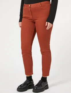 Marina Rinaldi Pantaloni & Jeans | Pantaloni & Jeans*Pantaloni in bull di cotone stretch TERRACOTTA