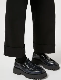 Marina Rinaldi Pantaloni & Jeans | Pantaloni & Jeans*Pantaloni in bull di cotone stretch NERO