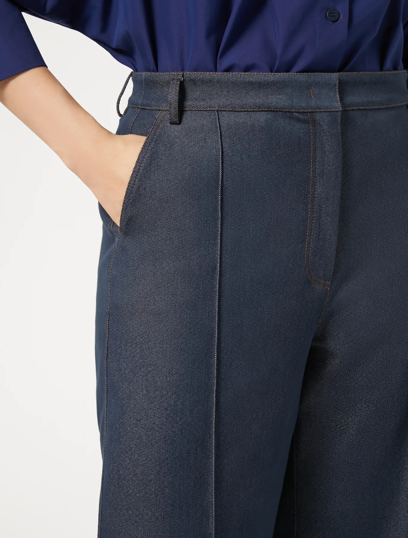 Marina Rinaldi Pantaloni & Jeans | Pantaloni & Jeans*Pantaloni in bull di cotone BLUEJEANS