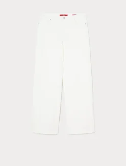 Marina Rinaldi Pantaloni & Jeans | Pantaloni & Jeans*Pantaloni in bull di cotone AVORIO