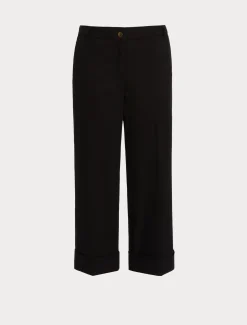 Marina Rinaldi Pantaloni & Jeans | Pantaloni & Jeans*Pantaloni in bull di cotone stretch NERO