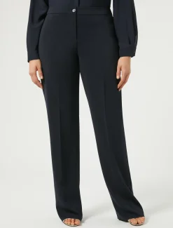 Marina Rinaldi Pantaloni E Gonne | Pantaloni & Jeans*Pantaloni in cady fluido BLUMARINO