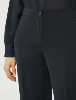 Marina Rinaldi Pantaloni E Gonne | Pantaloni & Jeans*Pantaloni in cady fluido BLUMARINO
