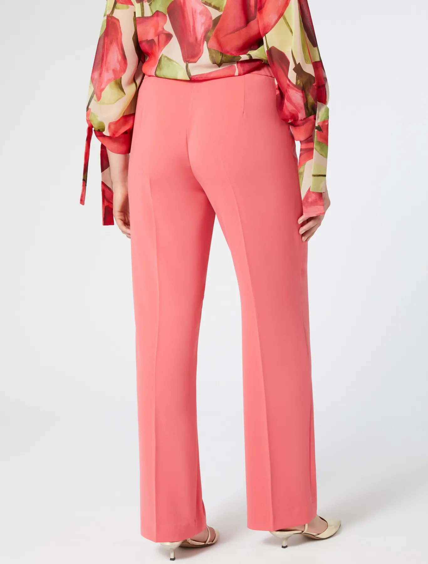 Marina Rinaldi Pantaloni E Gonne | Selezione Elegante*Pantaloni in cady fluido CORALLO