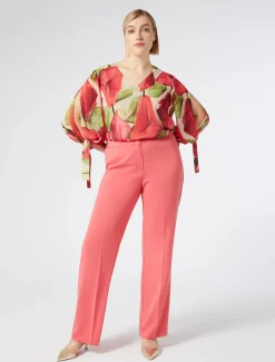 Marina Rinaldi Pantaloni E Gonne | Selezione Elegante*Pantaloni in cady fluido CORALLO