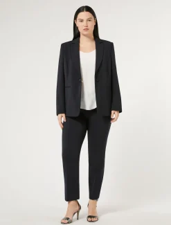 Marina Rinaldi Pantaloni E Gonne | Pantaloni & Jeans*Pantaloni in cady stretch BLUMARINO