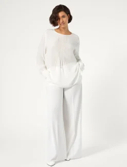Marina Rinaldi Pantaloni & Jeans | Pantaloni & Jeans*Pantaloni in cady triacetato BIANCO