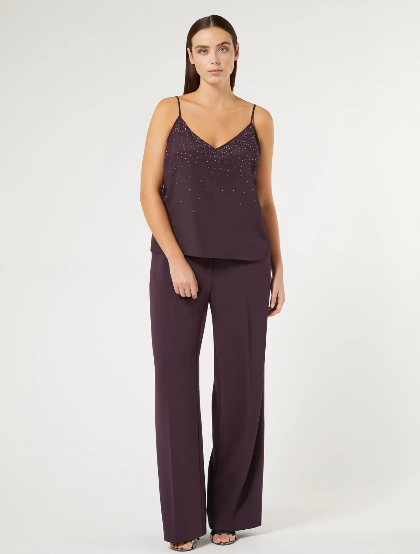 Marina Rinaldi Pantaloni E Gonne | Collezione Elegante*Pantaloni in cady triacetato BORDEAUX